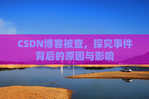 CSDN博客被查，探究事件背后的原因与影响